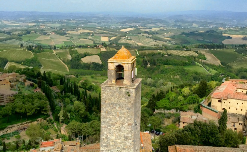 View of San Gimignano from the highest tower